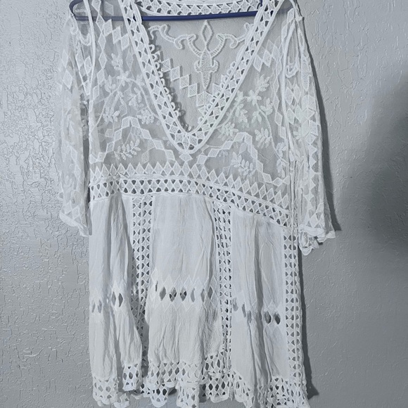 Bohemian beach cover up - Picture 2 of 3